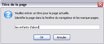 Titre de la page - Windows