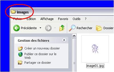 Dossier images - Windows